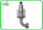 Válvula de descarga de presión automática ajustable/válvula de presión sanitaria del extractor de la unión